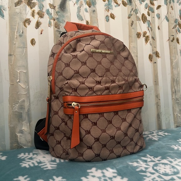 brown leather steve madden backpack Nylon Olive This Madden NYC Faux Leather Backpack is a great carry Steve Madden mini backpack -